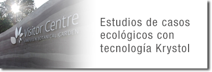 Estudios de casos ecológicos con tecnología Krystol
